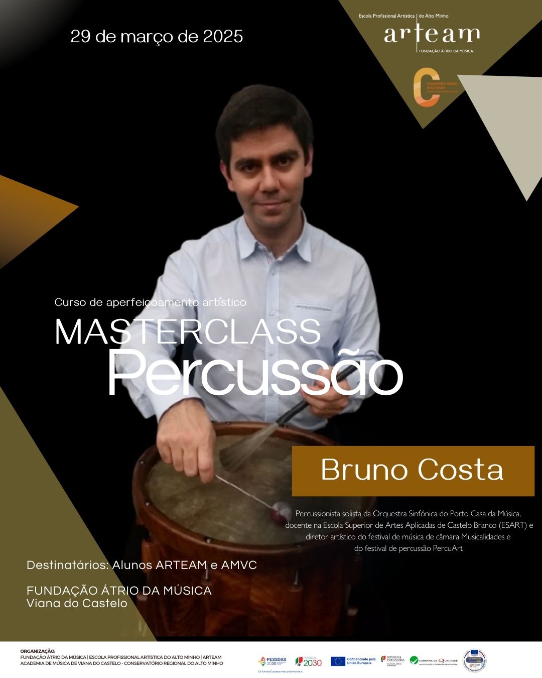 Masterclass de Percussão com Bruno Costa 🎶