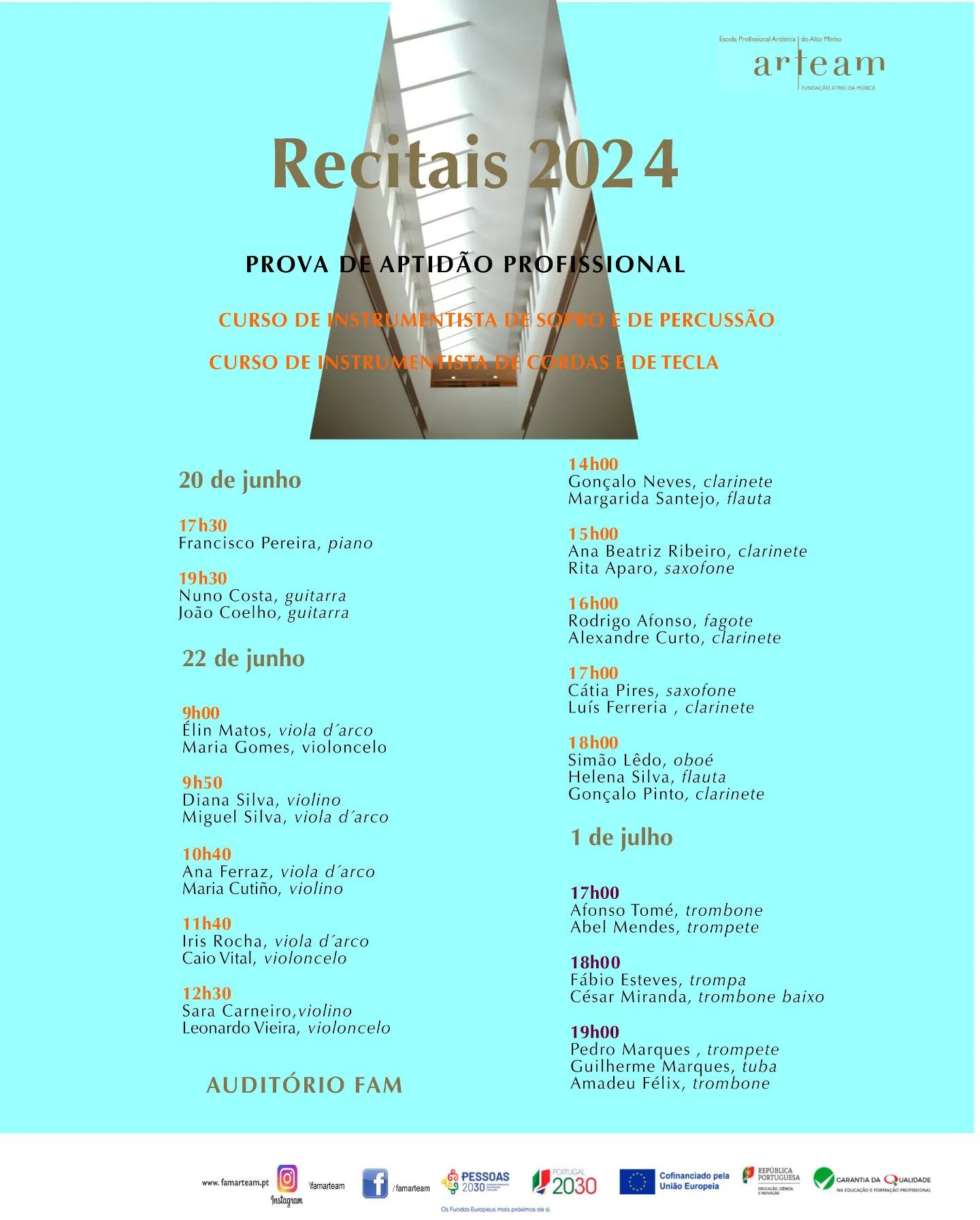 RECITAIS PAP CI 2014