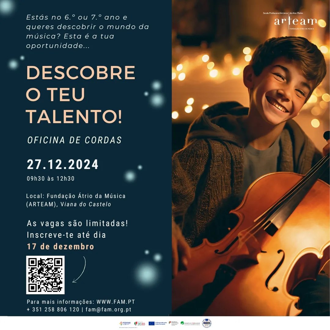 🎶“Descobre o teu talento!” - Oficina de Cordas 🎻