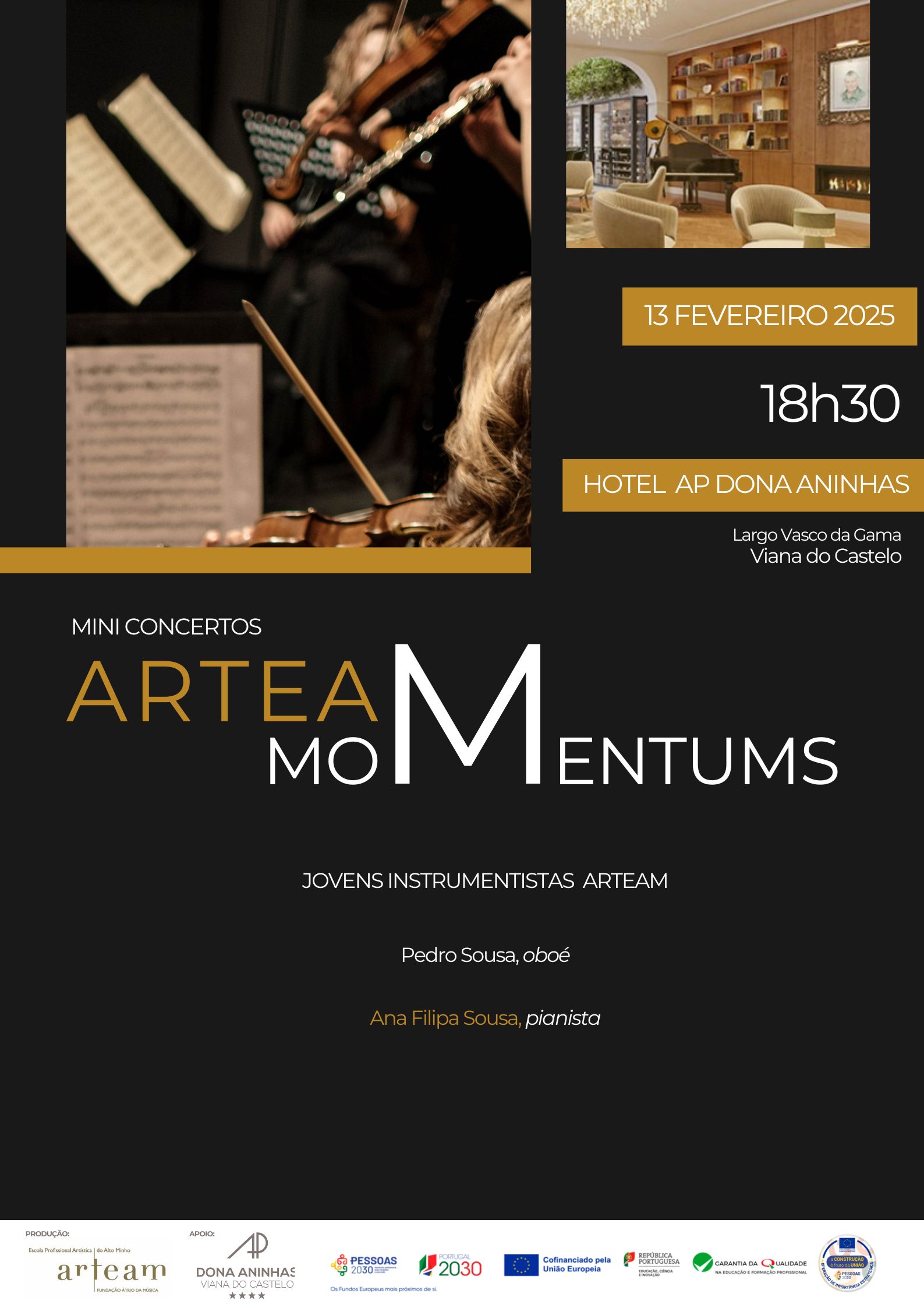 ARTEAM MOMENTUMS no D. Aninhas – 18h30