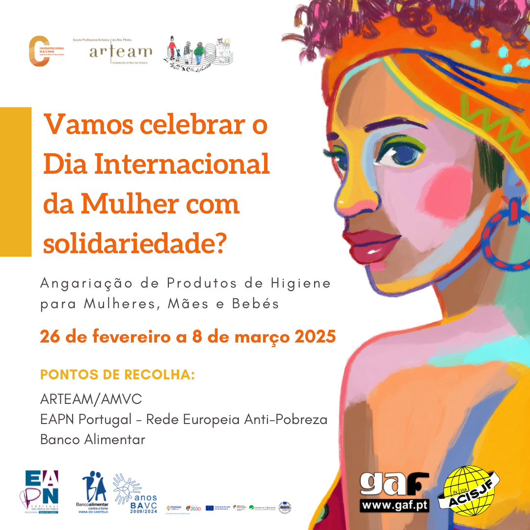 Vamos celebrar o Dia Internacional da Mulher com solidariedade?