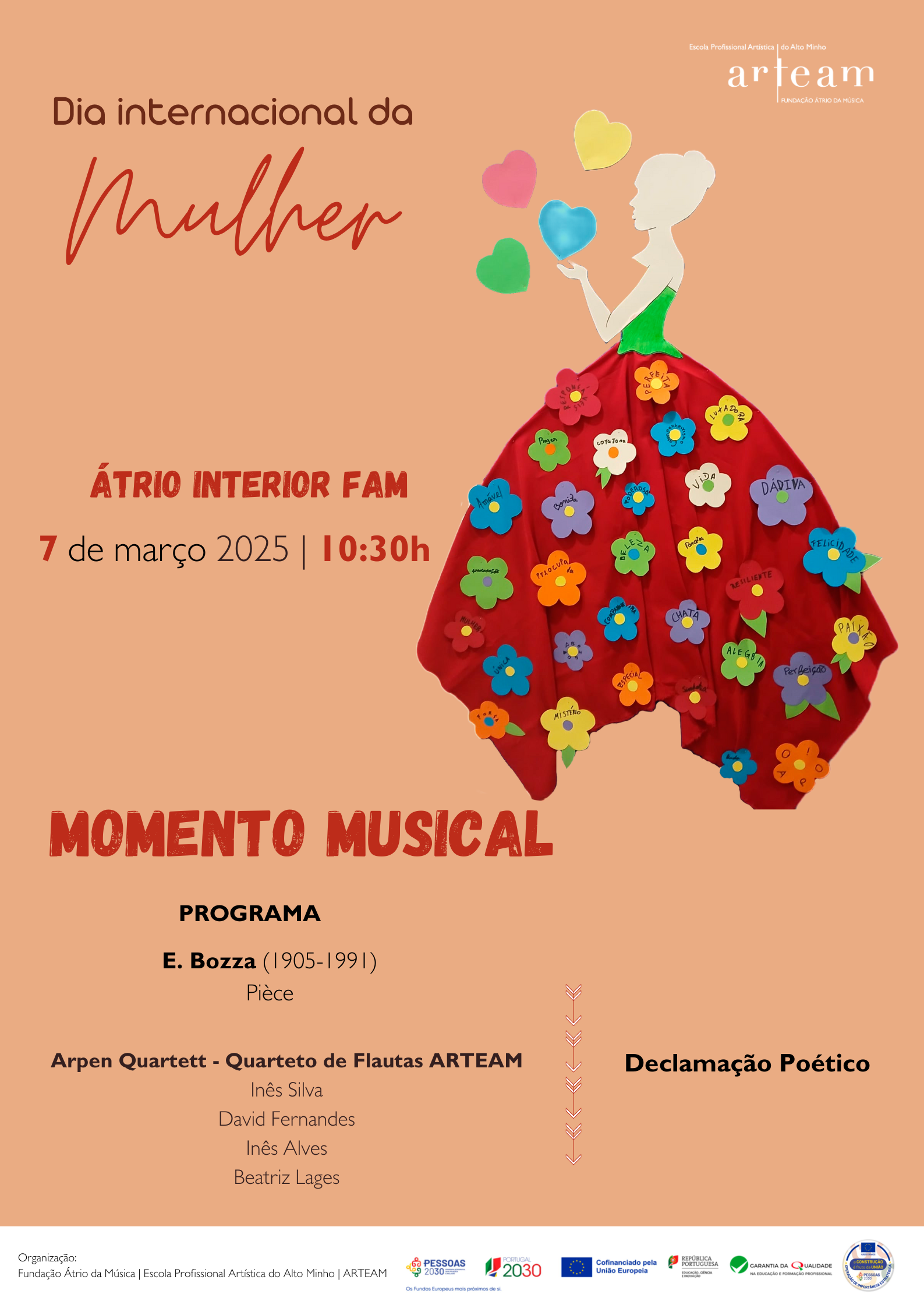  DIA INTERNACIONAL DA MULHER NA ARTEAM 2025
