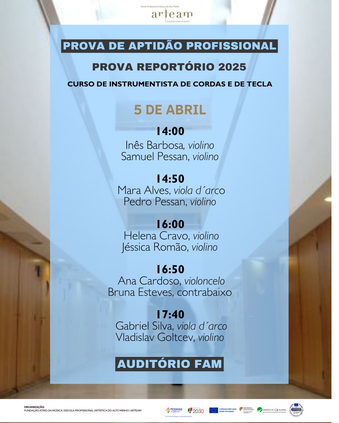 PAP (Prova de Aptidão Profissional) – 12.º ano de escolaridade 2025