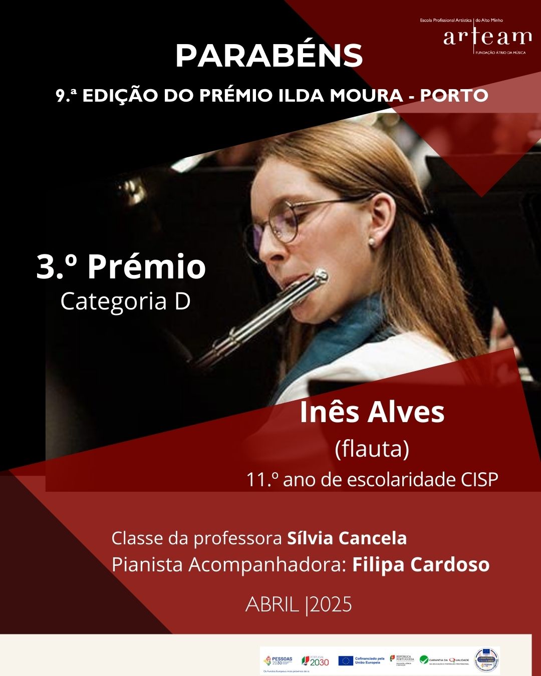 9.ª Edição do Prémio Ilda Moura - Inês Alves