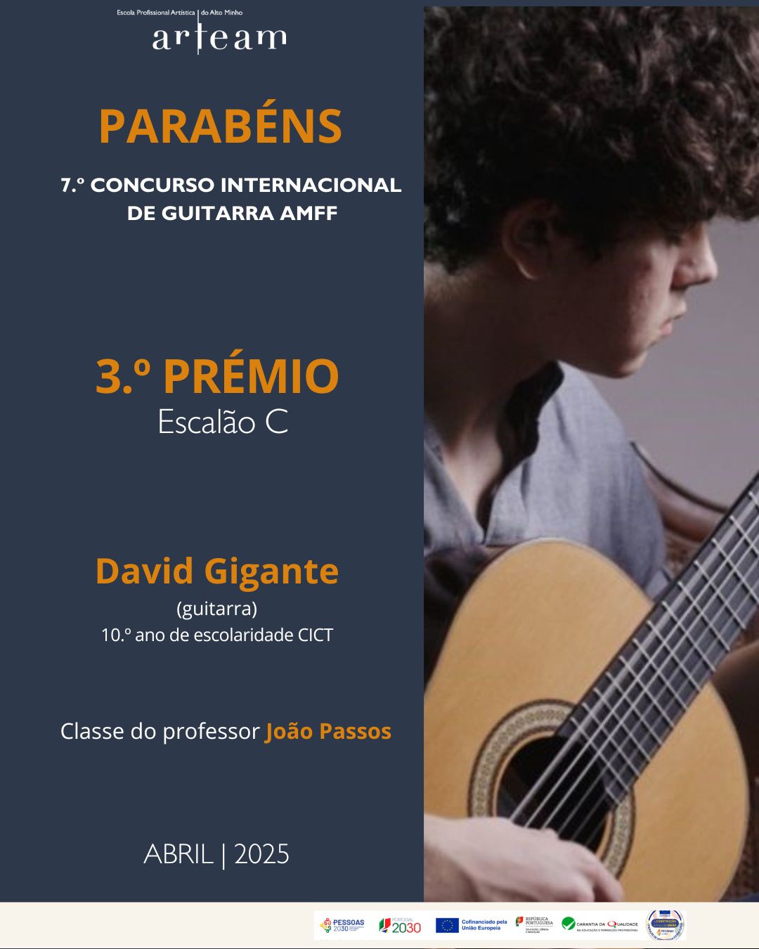 7.º Concurso Internacional de Guitarra AMFF - David Gigante