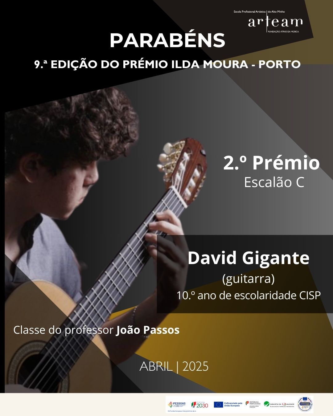 9.ª Edição do Prémio Ilda Moura - David Gigante