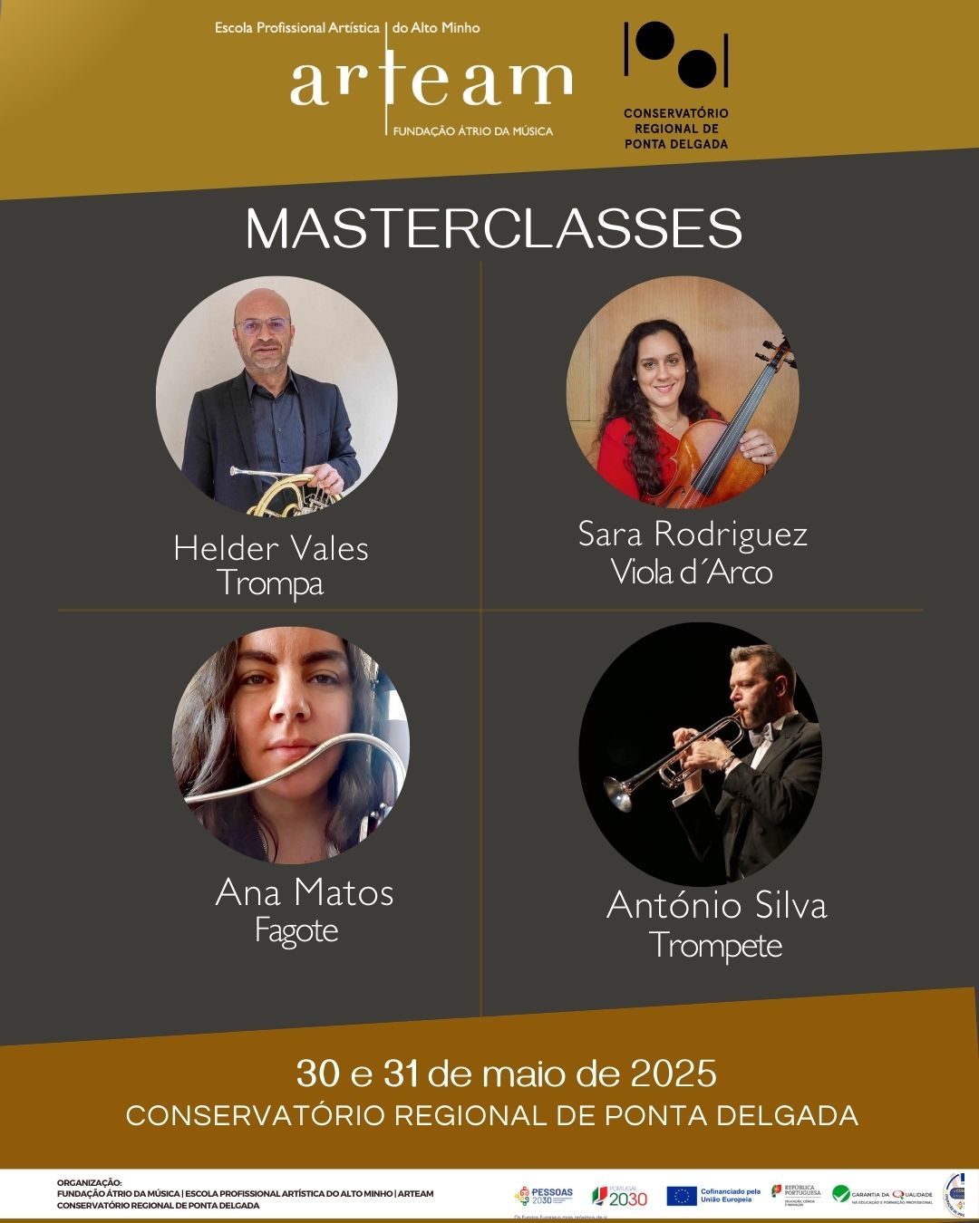 Professores da ARTEAM em Masterclass nos Açores