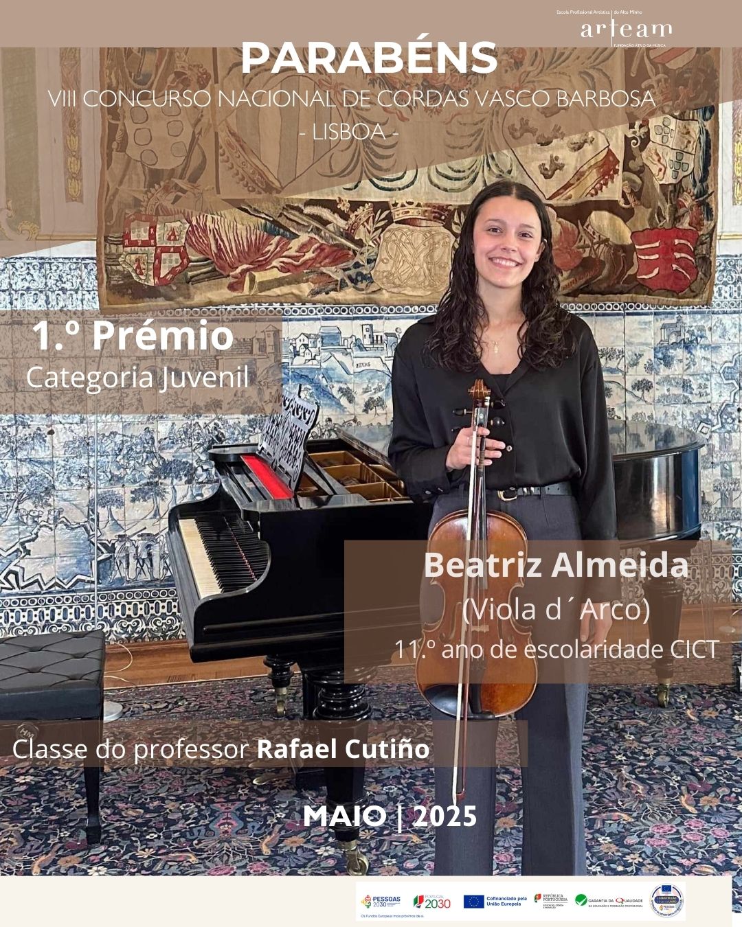 Concurso Nacional de Cordas Vasco Barbosa em Lisboa