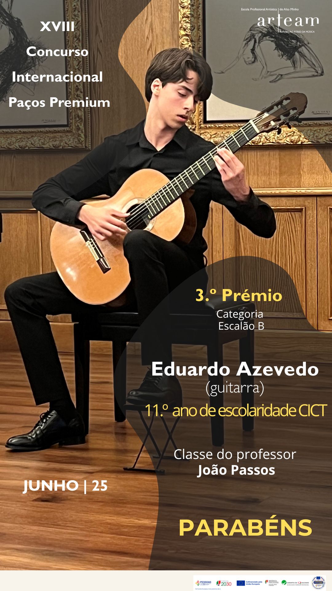    Parabéns ao Aluno Eduardo Azevedo